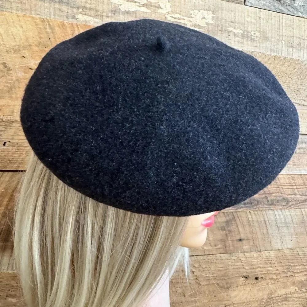 Chantaco impermeable Pure Laine made in France black Beret